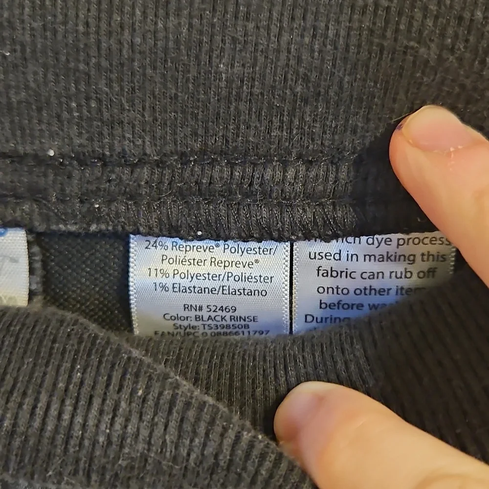 Terra & Sky Black Pull On Jeans. In EUC